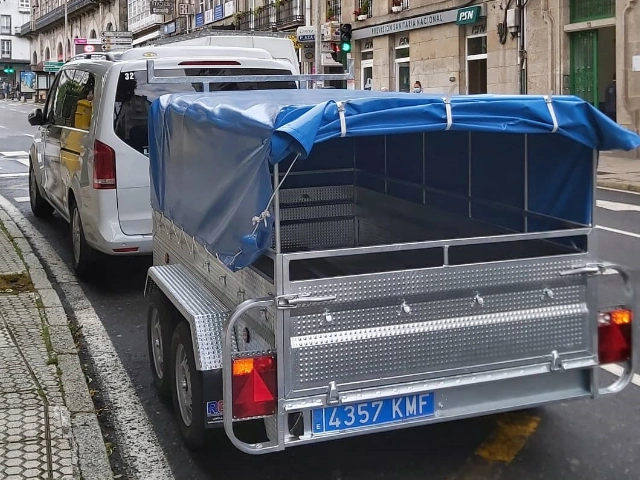 Taxi con remolque en Francia